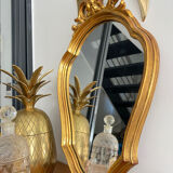 Old gilded mirror 40x24 cm