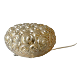 Amber glass ceiling lamp from the 70s