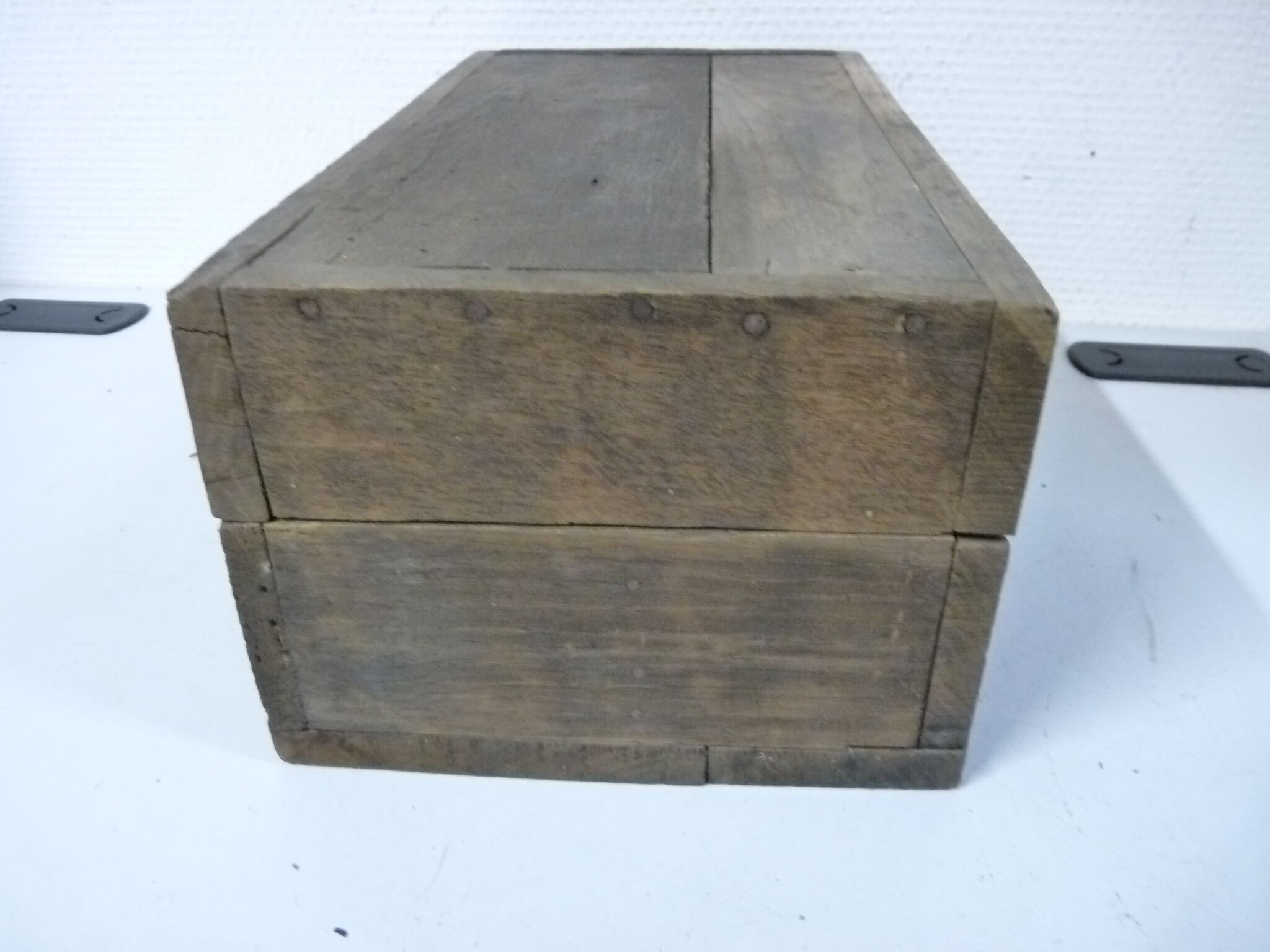 Old wooden box for storage