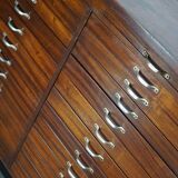 Vintage dutch mahogany jewelers / watchmakers cabinet, circa 1930