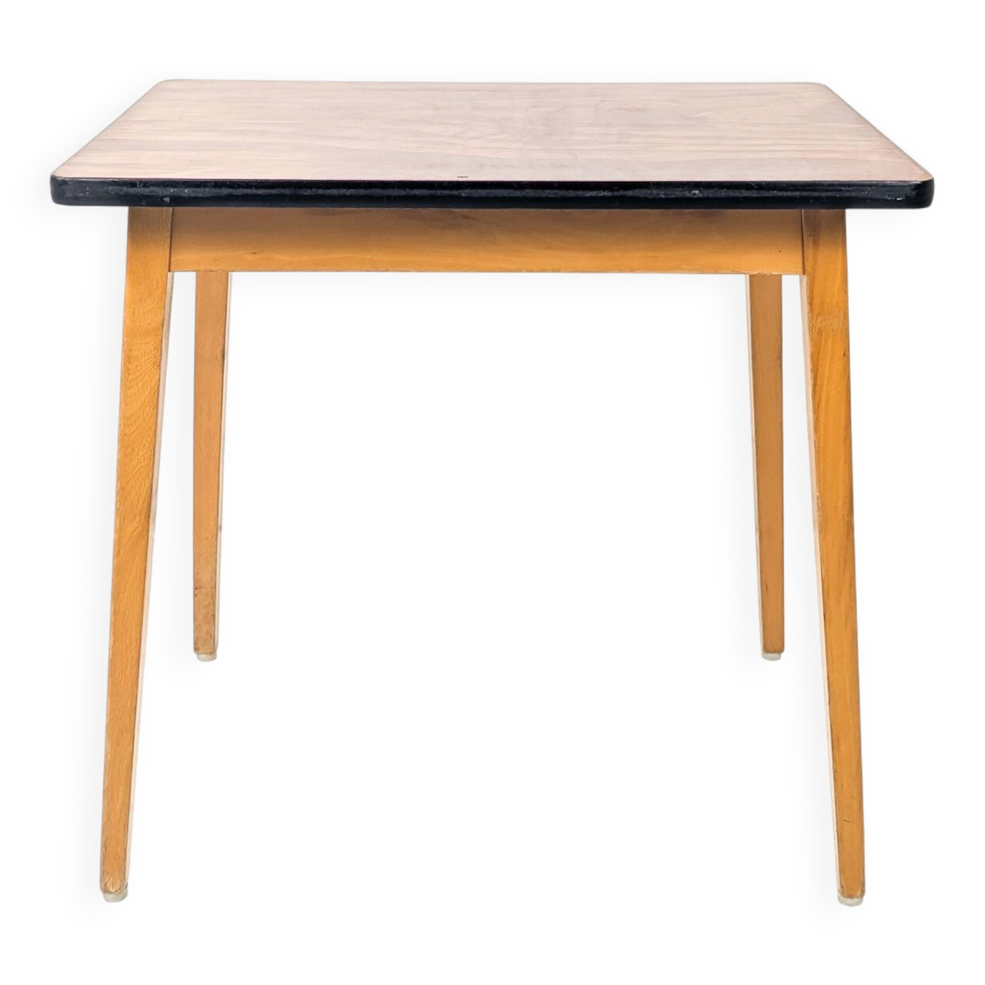 Bureau vintage Mid-Century pour enfant en bois table d’écolier rétro pour c