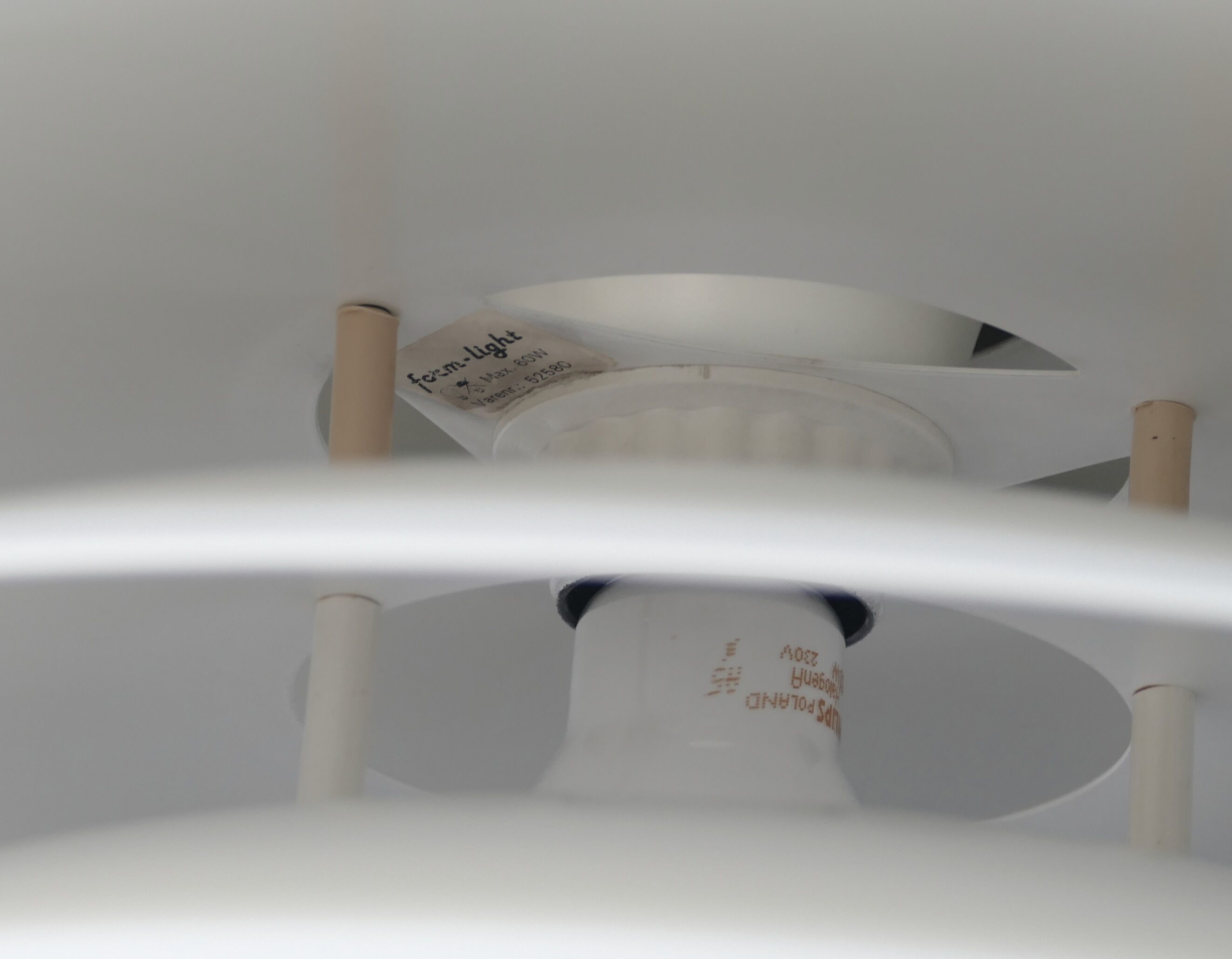 Scandinavian hanging lamp by Formlight circa 60