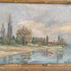 Old painting Riverside.