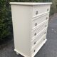 Commode vintage blanche