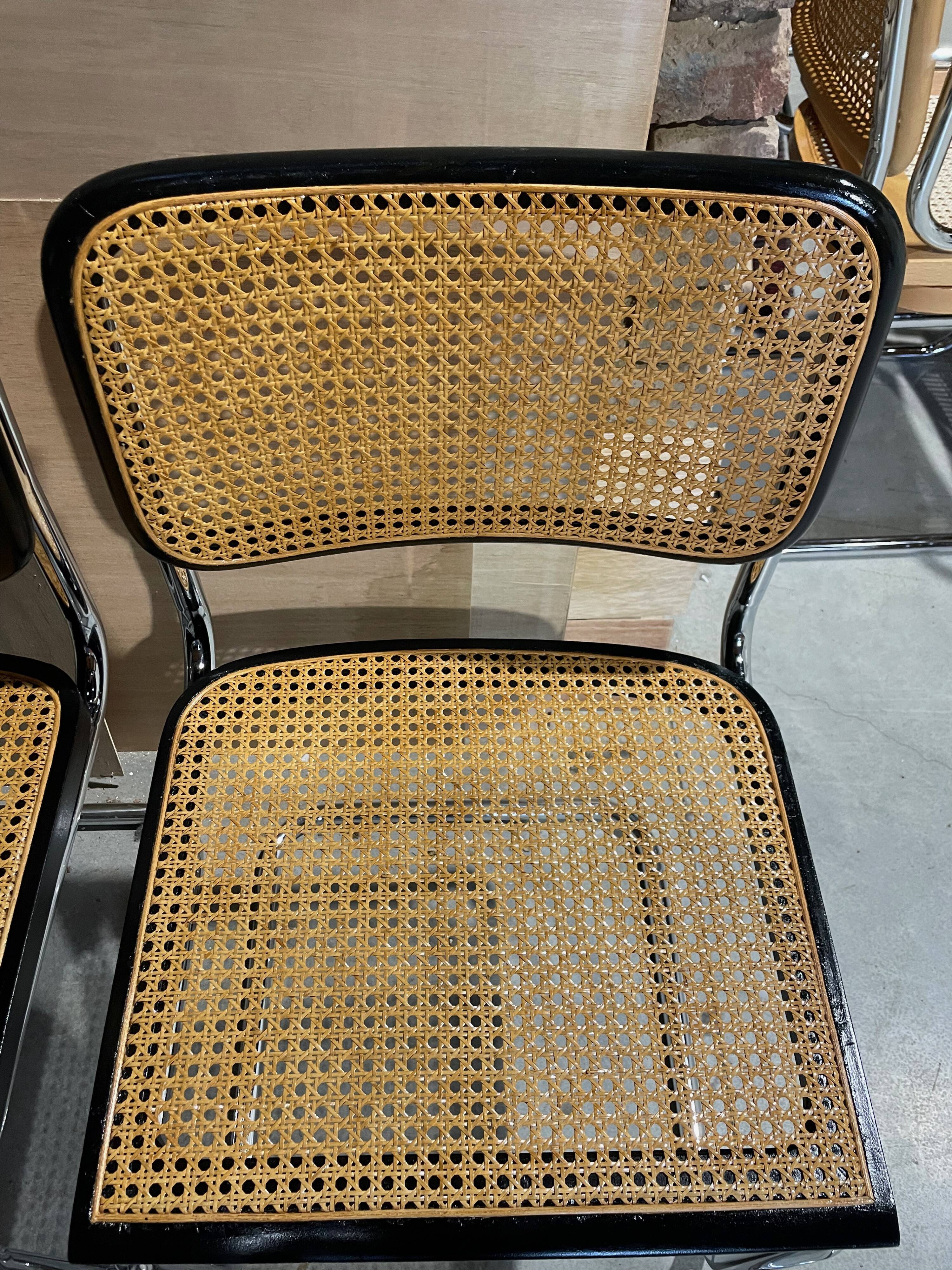 Dining chairs Style B32 by Marcel Breuer lot of 4