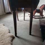 Old folding wooden table