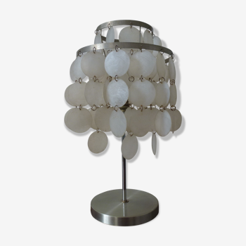 Vintage aluminum lamp, 60s-70s