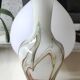 Vase in vintage blown opaline glass