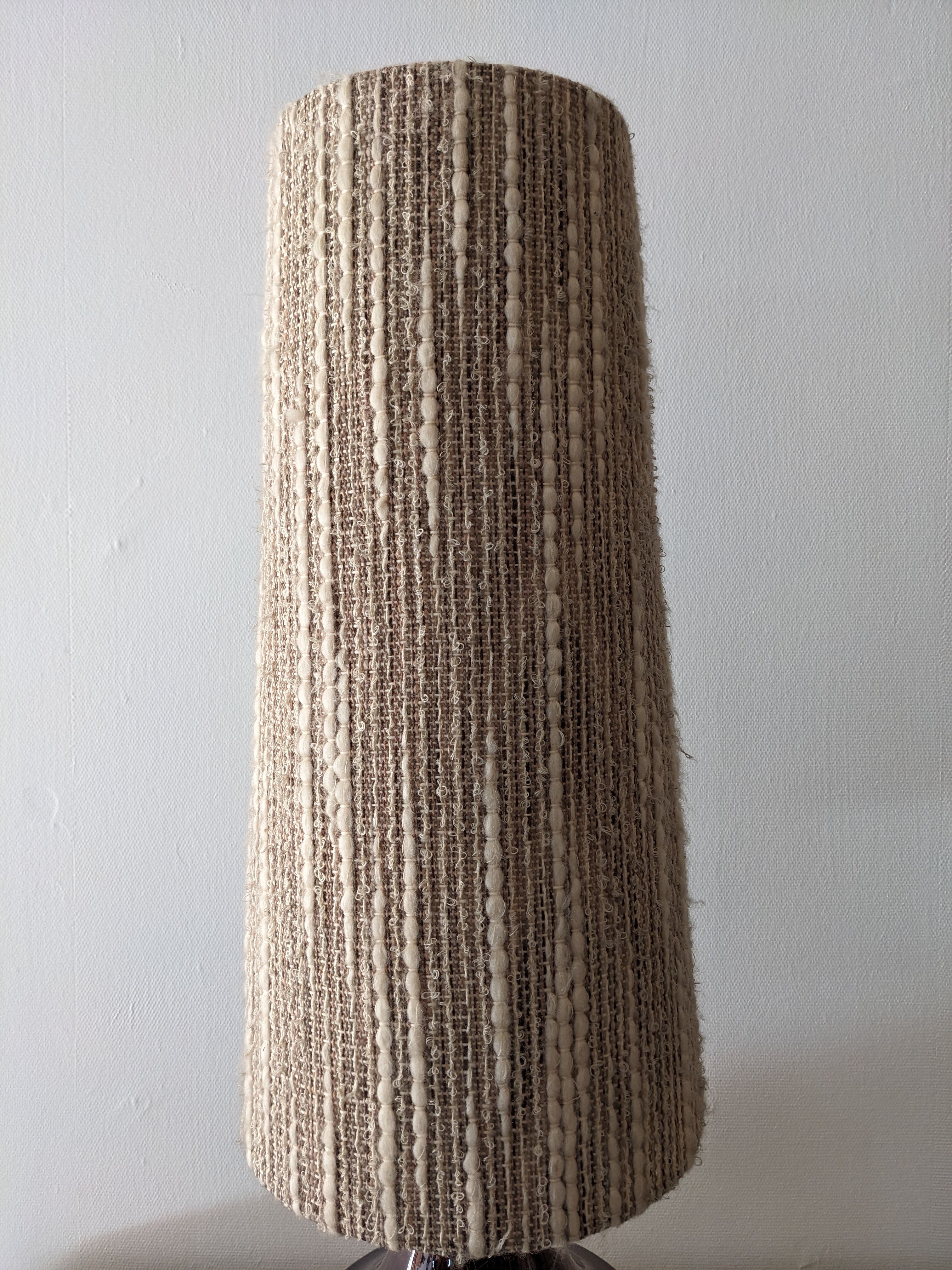 Glazed ceramic floor lamp from the 60s/70s