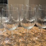 11 verres à pied vin/ eau