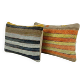 Set of 2 vintage Turkish cushion covers 41x61 cm