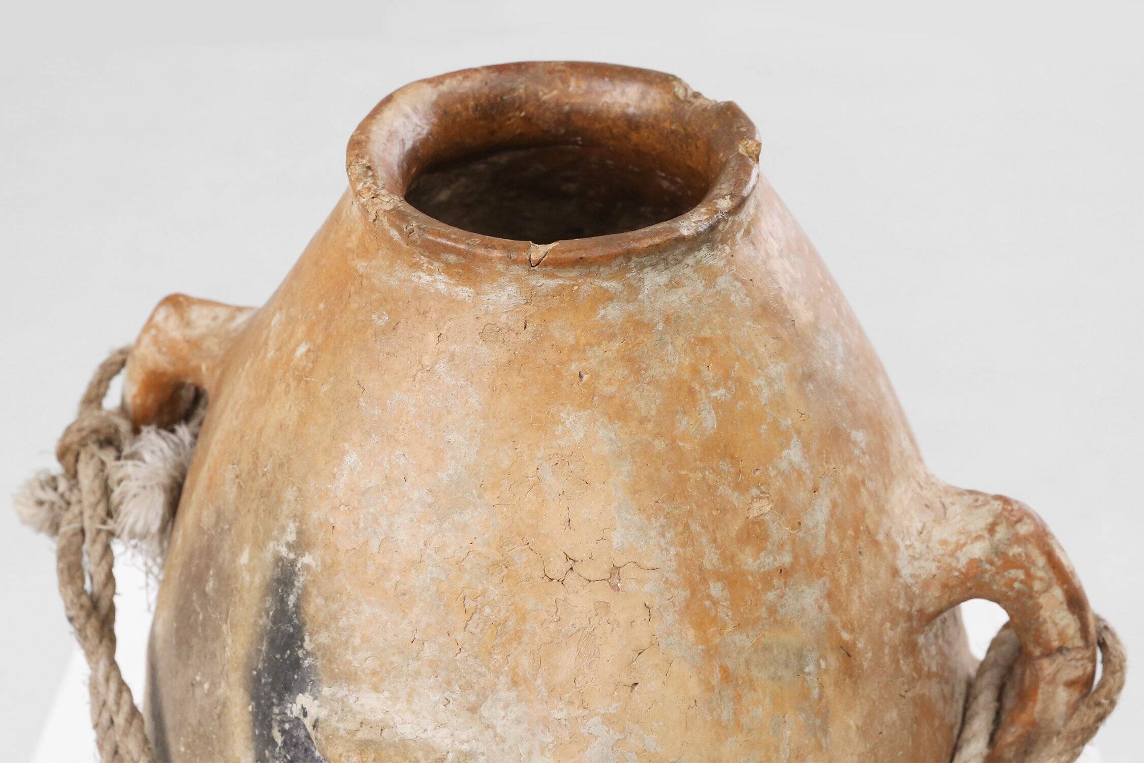 French Provincial Terracotta Vase, 19th‑Century