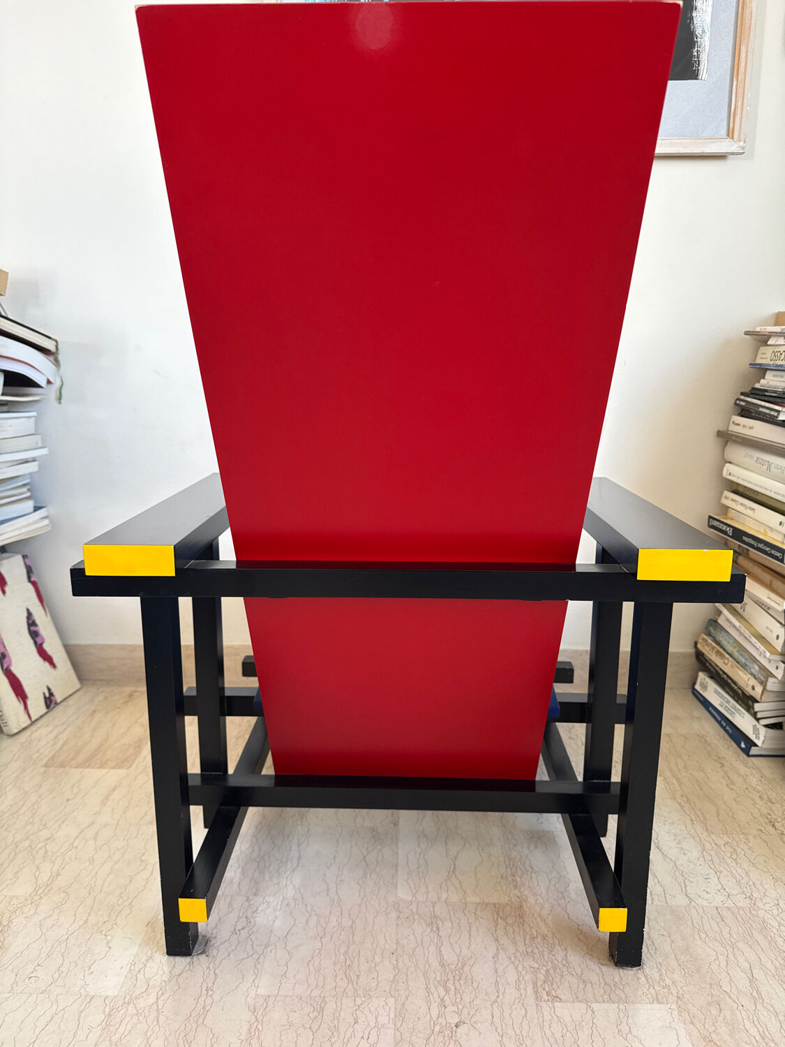 Red and Blue Chair by Gerrit Rietveld for Cassina