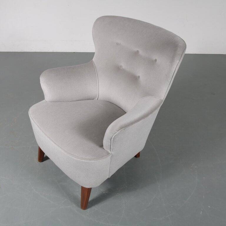 1950s Pair of Theo Ruth Lounge Chairs for Artifort, the Netherlands