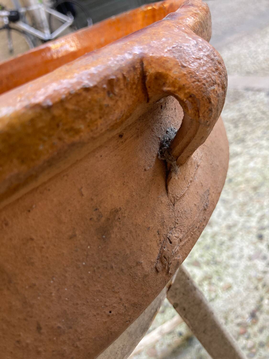 South-West glazed earthenware dish