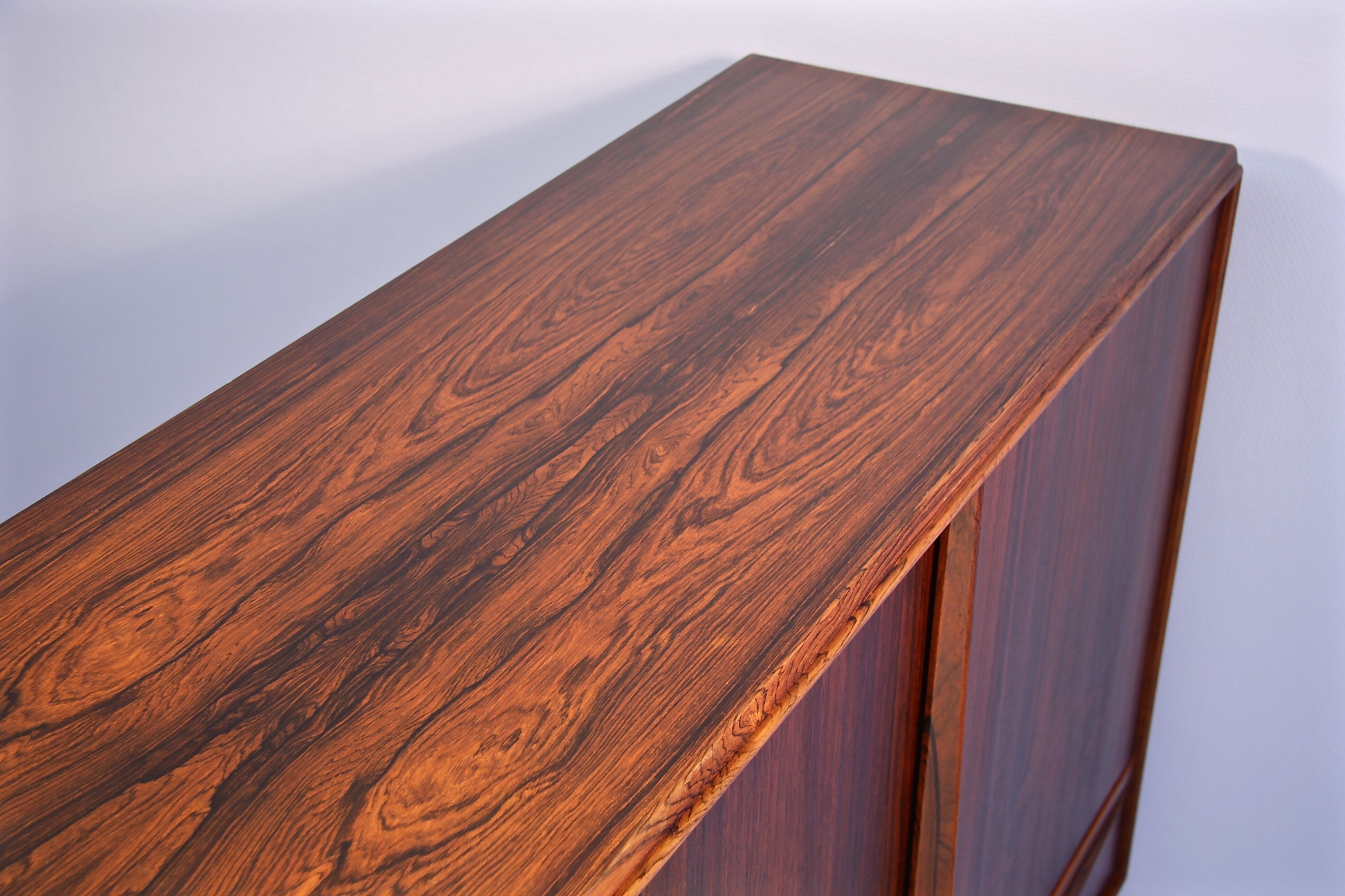 Danish higboard in rosewood by E.W. Bach for Sejling Skabe, 1960s