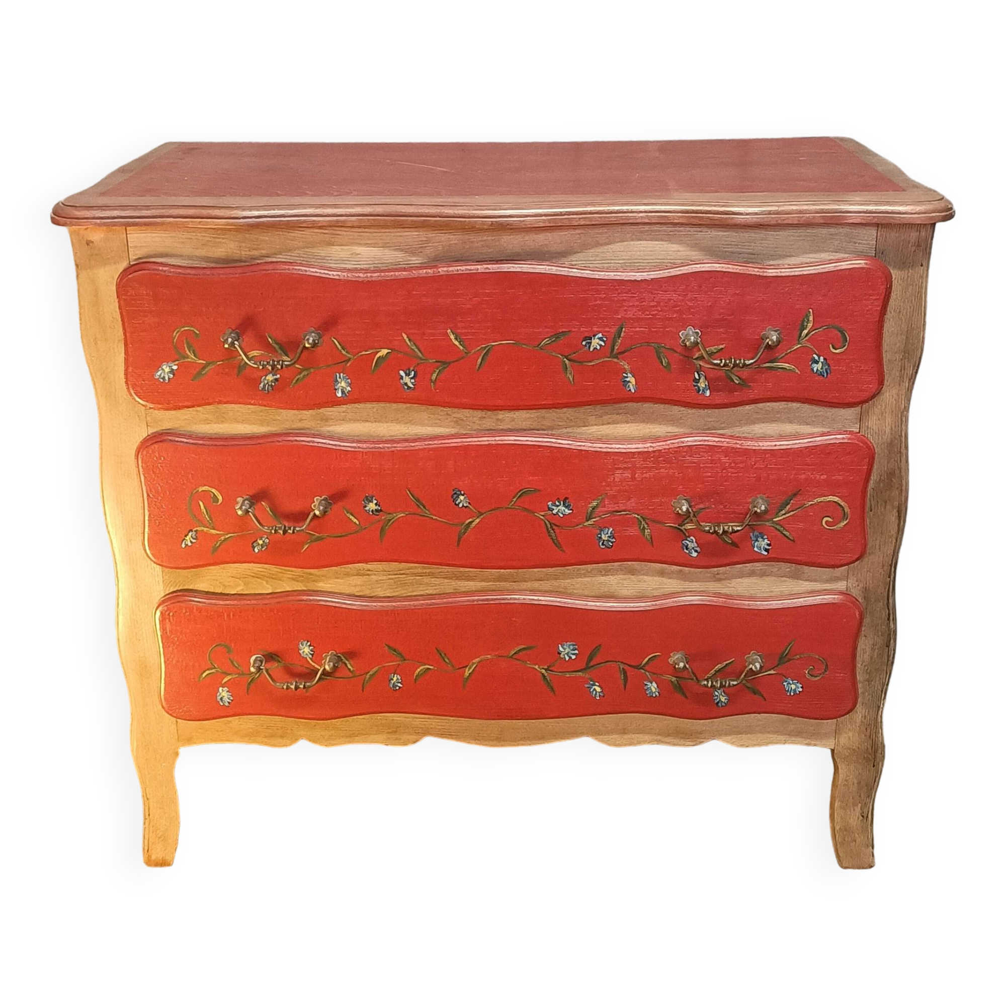 Hand painted chest of drawers