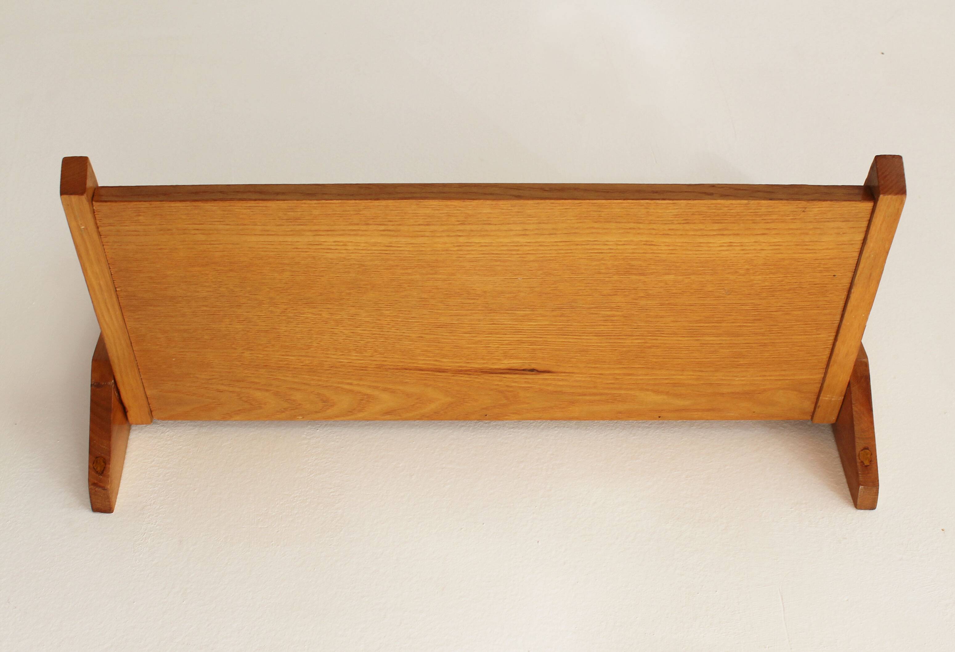 1960's Wooden Wall Shelf