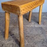 Bench / stool 50 cm old solid wood with patina