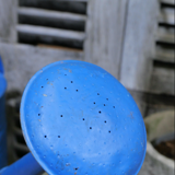 Arrosoir en zinc bleu