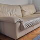 Very beautiful ikeda leather sofa by steiner, 3-seater.