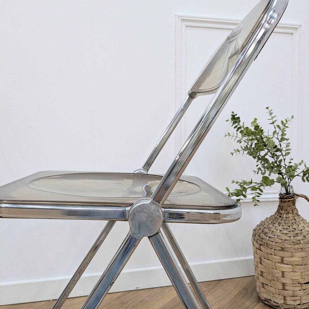 3 chaises Plia - Giancarlo Piretti pour Castelli