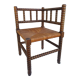 Corner armchair turned rosary style