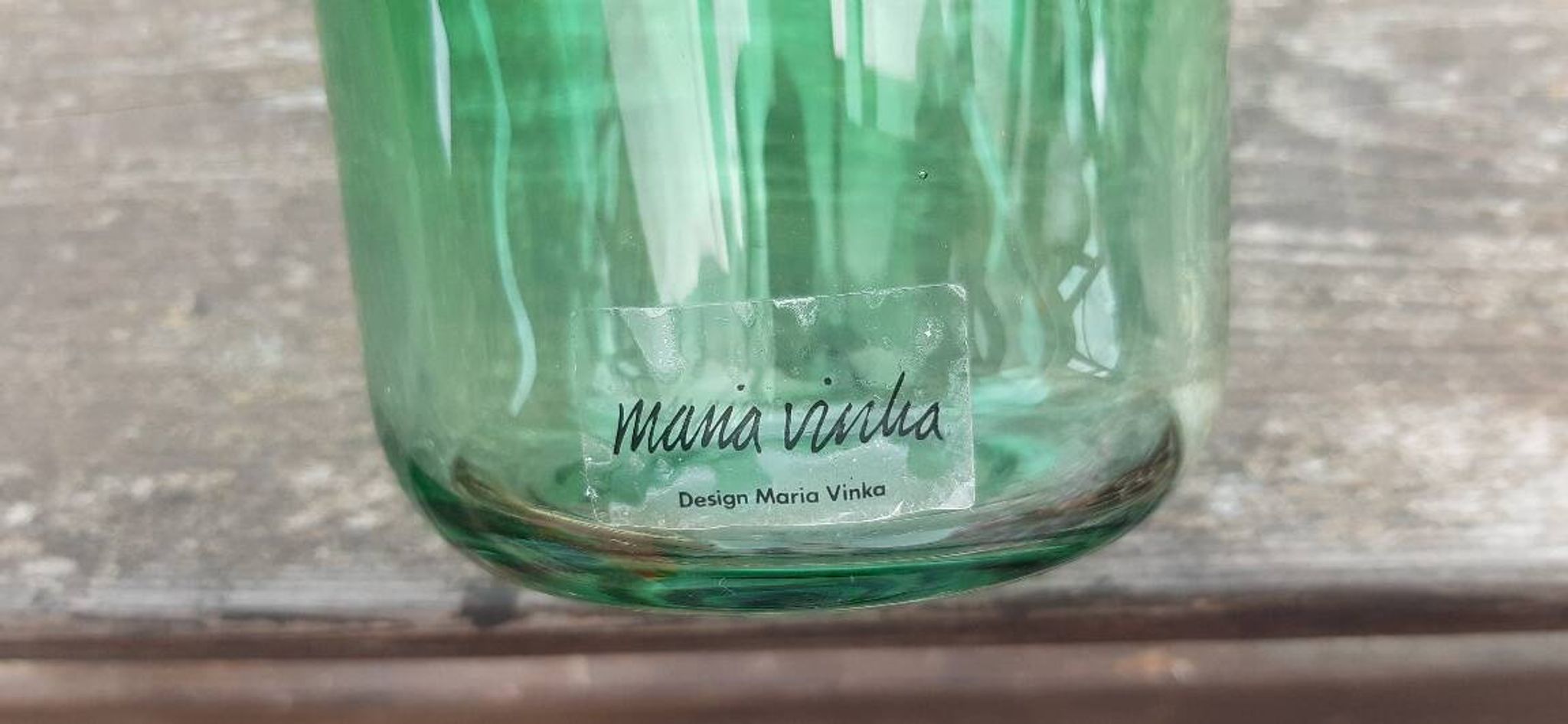 Vase verre soufflé design Maria Vinka pour IKEA