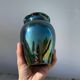 Vintage iridescent ceramic vase
