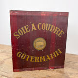 Antique french sewing thread store cabinet Gutermann