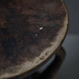 Hardwood stool Tonga (Batonga) carved with geometric patterns, 20th century, 1960s.