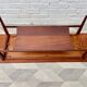 Vintage teak coffee table with shelf