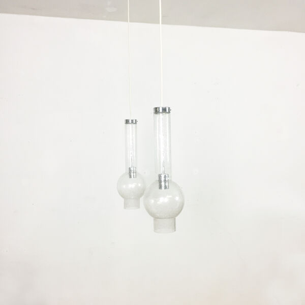 Set of 2 STAFF Lights handblown TUBE Lights made by Staff, Germany