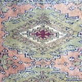 Hand-knotted silk rug 192x 300cm