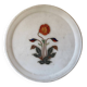 Assiette en marble blanc art indien