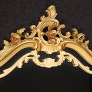 Superbe console italienne avec miroir dans le style Louis XV.