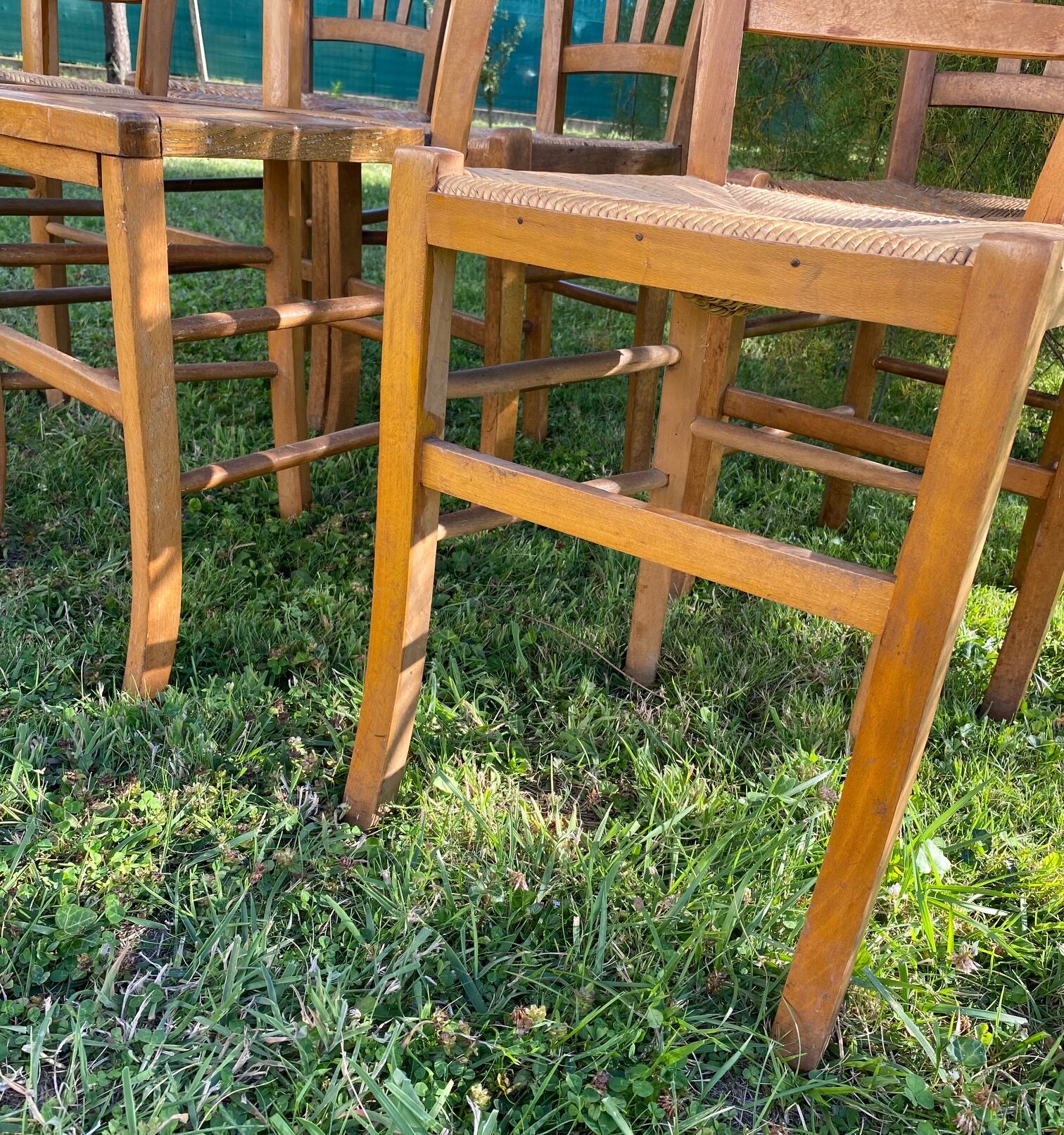 Suite six mismatched bistro chairs