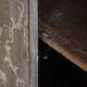 19th-century painted pine wardrobe, Italian cabinetmaker, made in Tuscany.