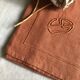 Antique pillowcase in linen and cotton terracotta
