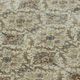 Large Vintage Turkish Carpet Beige Floral 320 x 210 cm