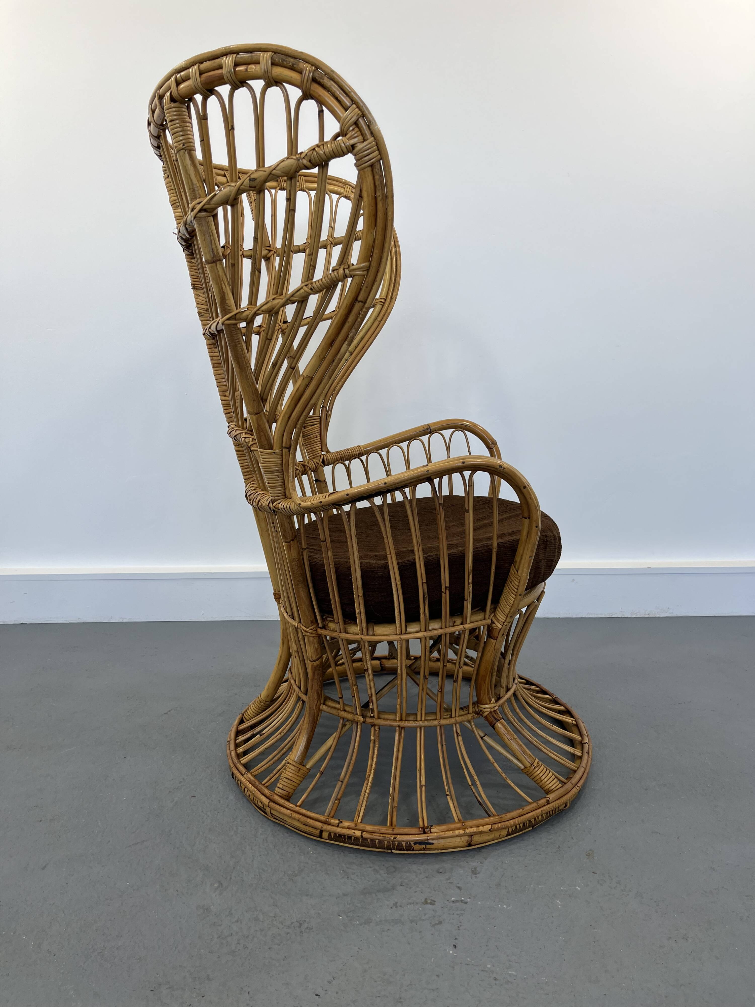 Wicker Chair by Gio Ponti and Lio Carminati, 1960s