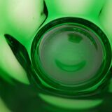 Lot of 6 vintage glasses (4-2) emerald green