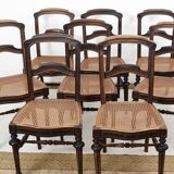 Cane bistro chairs