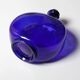 Mid-century Glass Bottle with Coin Cork / Ruda Glasbruk / Sweden / 1970s