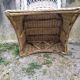Rattan armchair