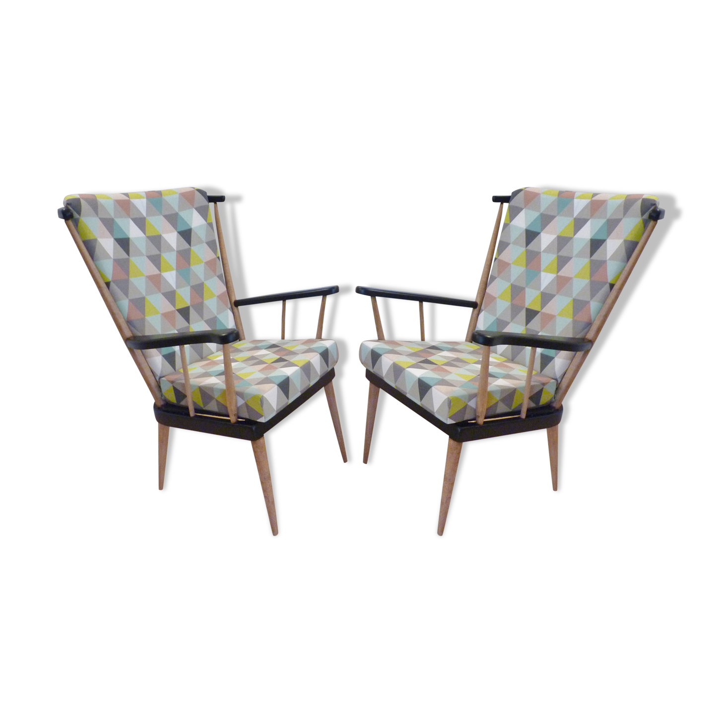 Paire de fauteuils vintage Baumann