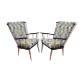 Paire de fauteuils vintage Baumann