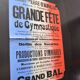 Affiche "Grande Fête de Gymnastique" - Saint-Pierre-d'Aurillac - 1933