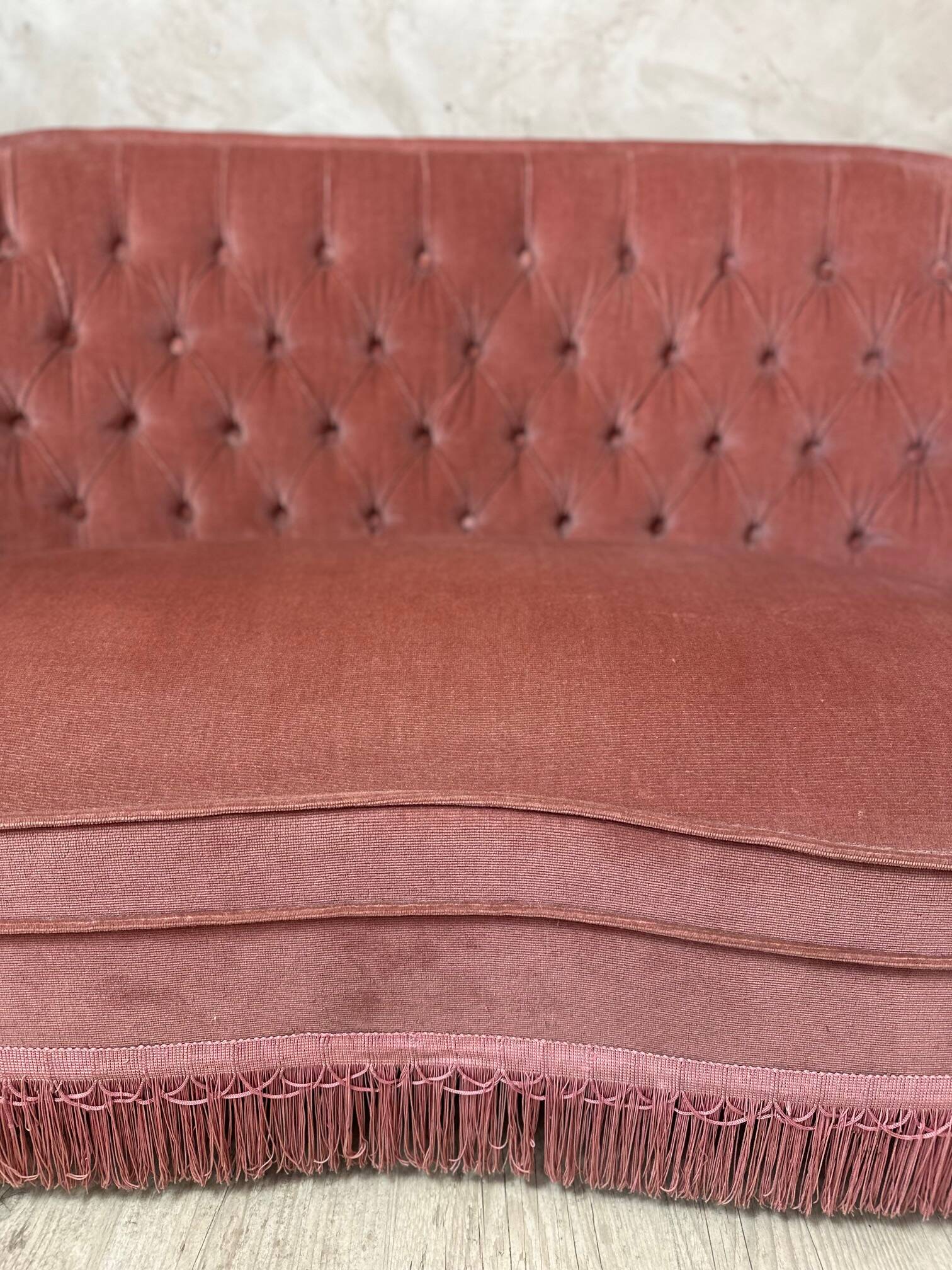 Velvet sofa 1950