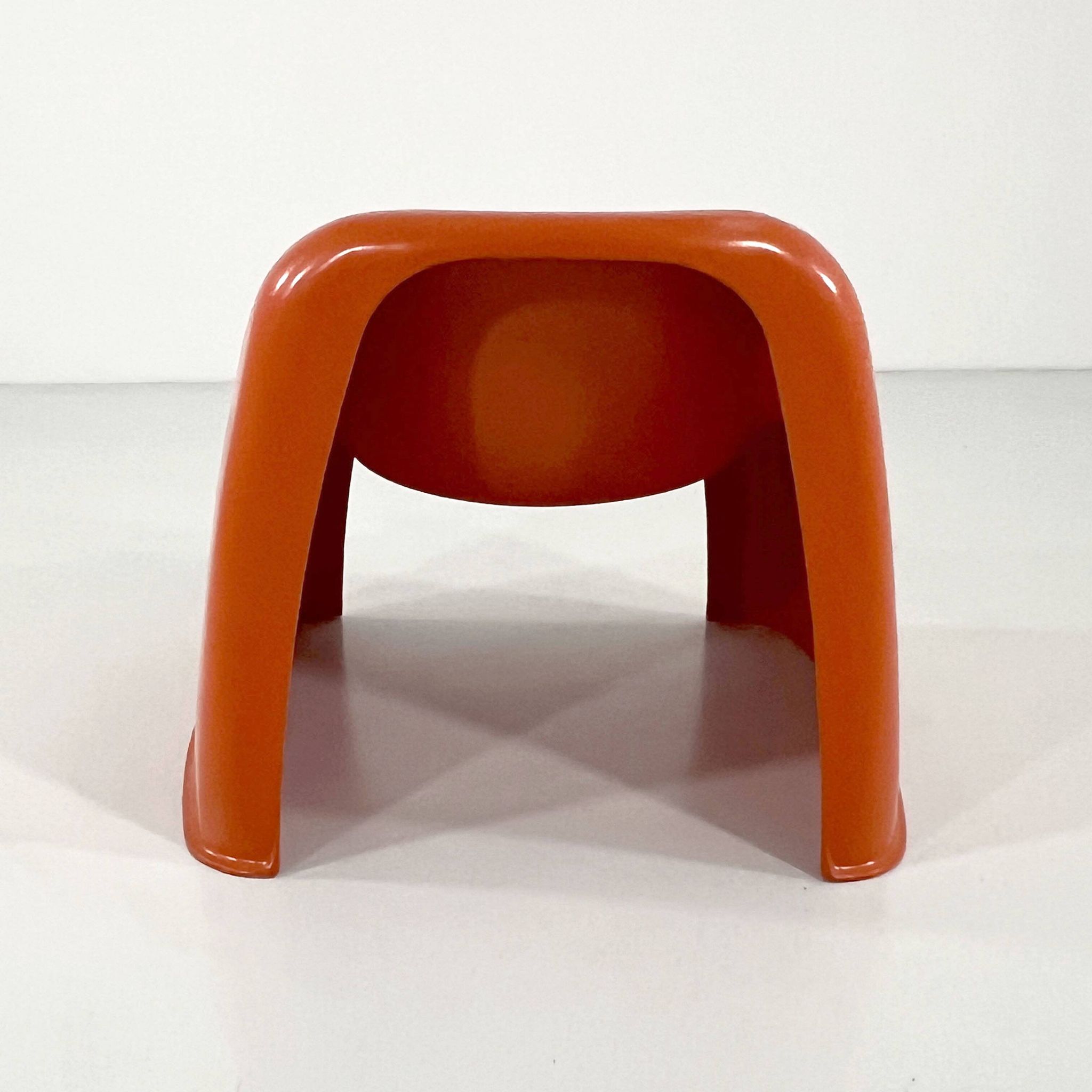 Toga armchair in orange by Sergio Mazza for Artemide, 1960